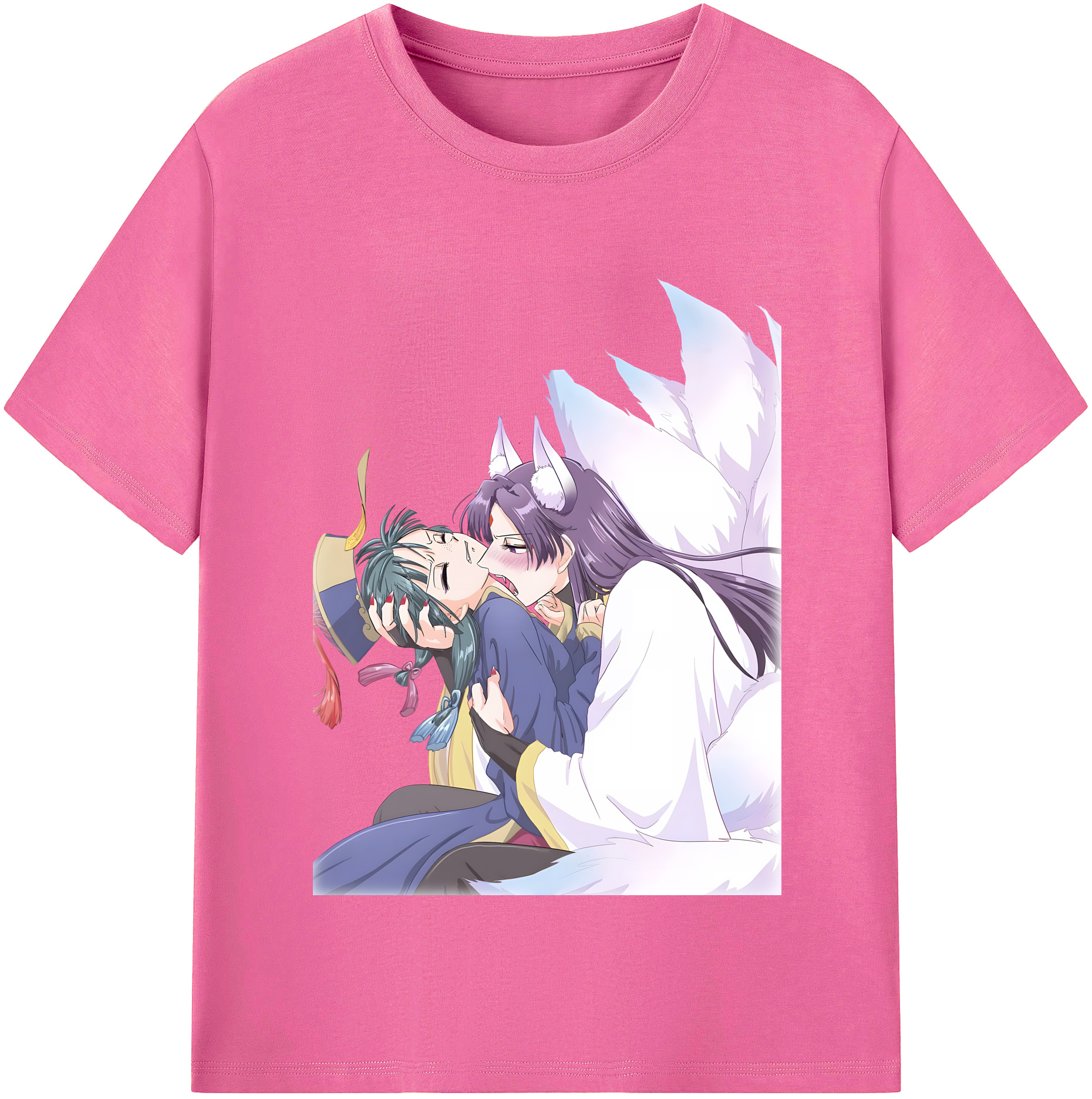（画像用） 薬屋のひとりごと The Apothecary Diaries レディースカジュアルプリントTシャツ（綿100％）